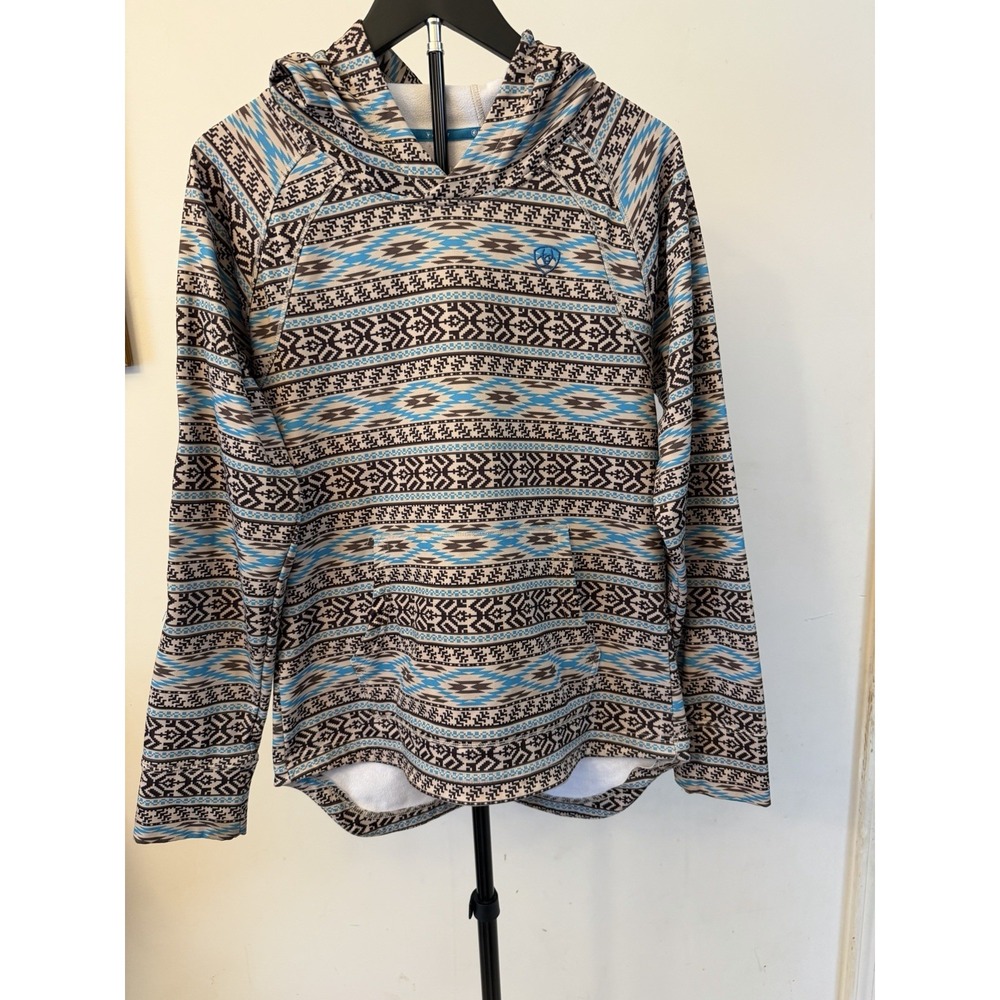 Ariat Hoodie Womens Medium Southwest/ Aztec All Over Print